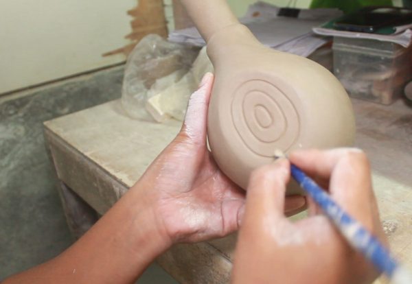 handcrafted ceramic manual roaster